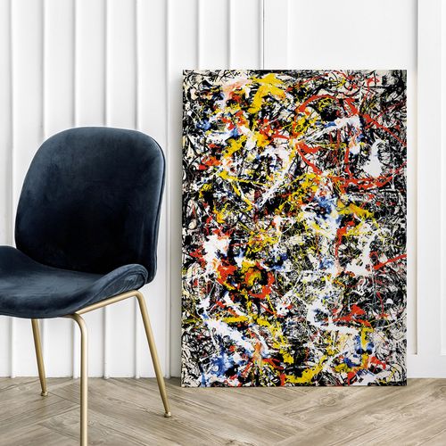 Obraz na płótnie Pollock Convergence 70x100 cm na Arena.pl