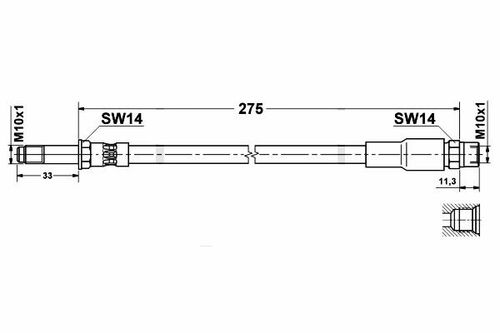 BMW E39 - Zestaw Przewodów Hamulcowych Teflonowych W Oplocie Stalowym na Arena.pl