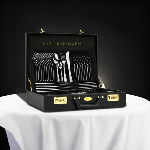 Sztućce w WALIZCE EKSKLUZYWNE 72 elementy na 12 OSÓB na Arena.pl