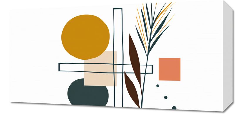 Obraz 60x30cm Ogród Symetryczny zdjęcie 1