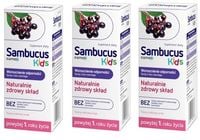 Sambucus Kids syrop , czarny bez x 3 x 120 ml