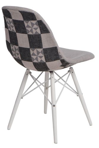 Krzesło P016W Pattern Szar-Patch/white na Arena.pl
