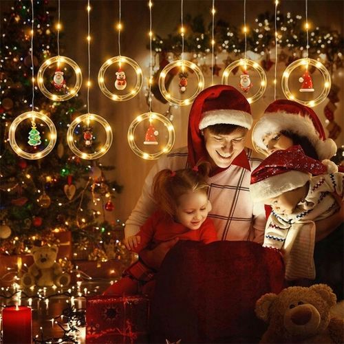 KURTYNA ŚWIETLNA LED GIRLANDA ŚWIĄTECZNA NA OKNO LAMPKI CHOINKOWE SOPLE na Arena.pl