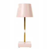 Lampa stołowa lampka nocna biurkowa Stelo Touch LED różowe złoto dotykowa