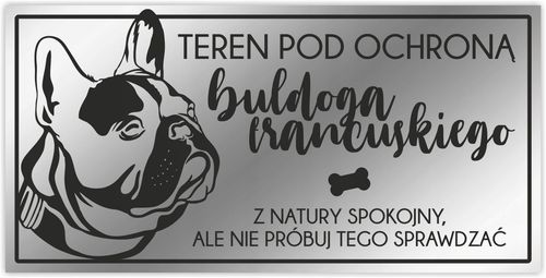 UWAGA PIES tabliczka informacyjna grawer Labrador na Arena.pl