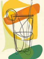 Plakat 75x100cm Koktajl Artystyczny