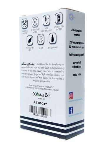 stymulator rechargeable powerful bullet vibrator usb 20 functions   silver na Arena.pl