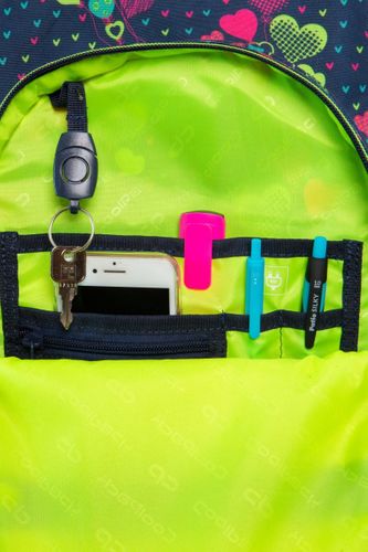 Plecak CoolPack BASIC PLUS w zielone serca, LIME HEARTS (B03010) na Arena.pl