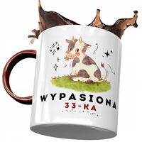 Kubek Bordowy Na Urodziny 33 33Cie 33-Cie Prezent Z Nadrukiem Ze Zdjęciem