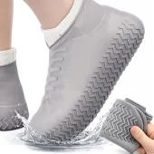 Silikonowe ochraniacze na buty wodoodporne nakładki przeciwdeszczowe guma m