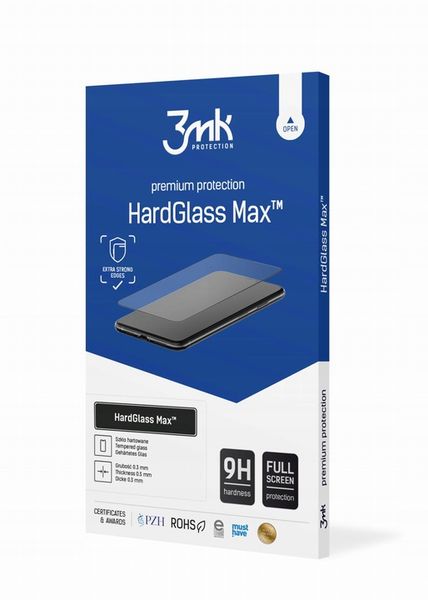 Szkło Hartowane do 3MK HARD GLASS MAX IPHONE 15 PRO zdjęcie 3