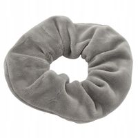 Gumka do włosów scrunchies welur szary MF23450-113