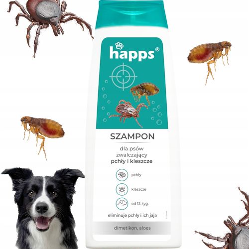 happs - szampon dla psów na pchły i kleszcze 250ml na Arena.pl