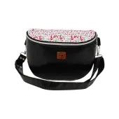 Czarna Nerka Love – Pojemna Torebka Damska