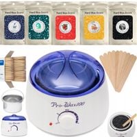 PODGRZEWACZ DO WOSKU + 500G WOSK + 10 PATYCZKI.