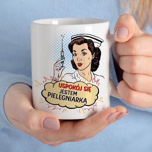 Kubek z imieniem dla pielęgniarki na Arena.pl