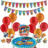 DUŻY ZESTAW URODZINOWY SUPER ZINGS BALONY TOPPERY GIRLANDA NA IMPREZE 47EL