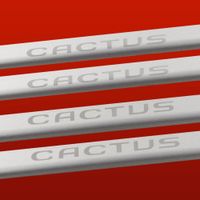 Listwa progowa CITROEN C4 CACTUS  CACTUS Stal nierdzewna 304 mat 4szt