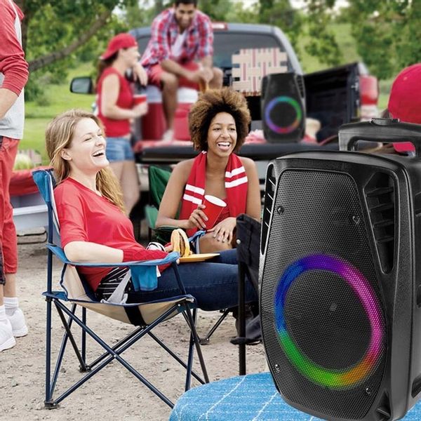 Głośnik BLUETOOTH karaoke 300W MIC PILOT BATERIA zdjęcie 5