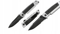 Nóż składany taktyczny Walther Q5 Steel Frame Folder EDC survival ząbkowany