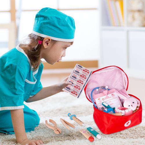 Drewniany Zestaw Małego Lekarza Dentysty W Walizce na Arena.pl