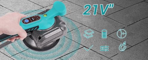 PRZYSSAWKA WIBRACYJNA DO PŁYTEK WIBRATOR DO POZIOMOWANIA 2000mAh 21V na Arena.pl