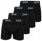 EVERLAST Bokserki majtki męskie czarne Bawełna 4PAK - XL