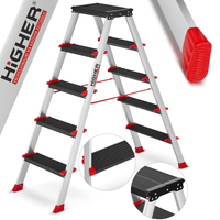 Drabina aluminiowa profesjonalna dwustronna składana HIGHER 2x5 - 3,25 m