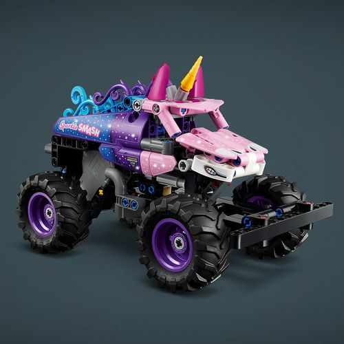 LEGO Technic 42220 MONSTER JAM SPARKLE SMASH Z NAPĘDEM TYPU PULL-BACK na Arena.pl