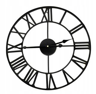 Metalowy zegar ścienny  40 CM vintage loft