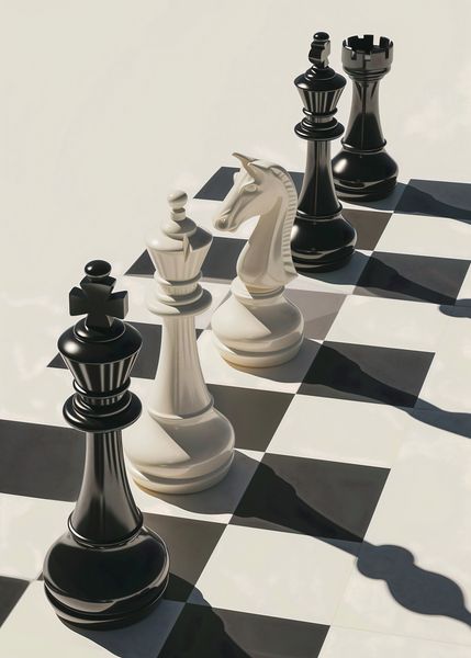 Plakat 50x70cm Szach i Mat zdjęcie 1