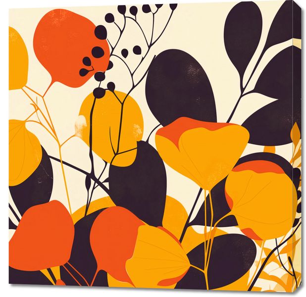 Obraz 90x90cm Ogrodowa Paleta zdjęcie 1