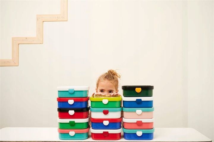 Lunchbox Pojemnik Śniadaniówka 750ml MEPAL Niebieski Żeglarze na Kanapki zdjęcie 5