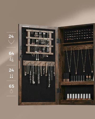 Szafka z lustrem na biżuterię - JJC051K01 na Arena.pl