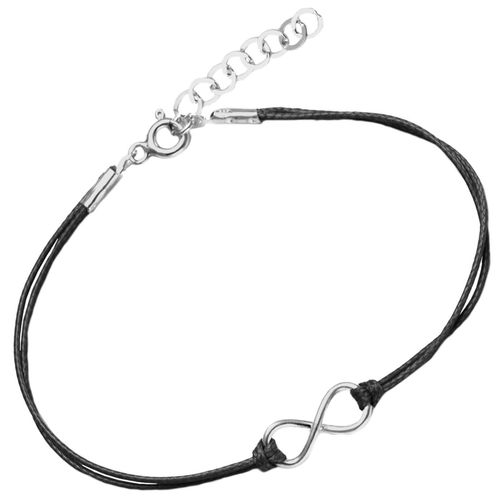 Bransoletka Sznurkowa Infinity Nieskończoność Srebro 925 na Arena.pl