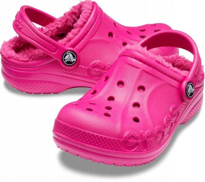 Dziecięce Ocieplane Buty Chodaki Crocs Baya Lined 205977 Clog 28-29 zdjęcie 2