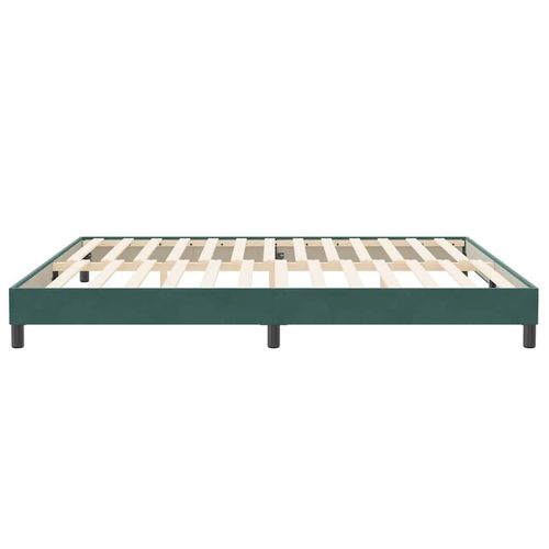 Łóżko typu Box Spring bez materaca Ciemnozielone 200x220 cm na Arena.pl