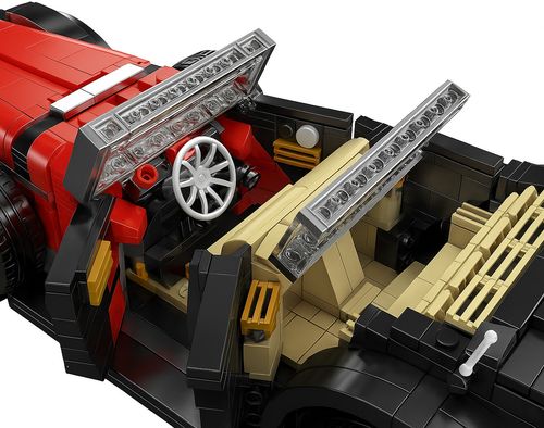 Zestaw Klocków Pojazd Retro Czerwony 1308El. na Arena.pl