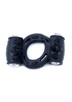 Pierścień-Vibrating CockRing Double Black
