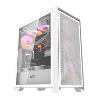 Obudowa Darkflash DRX70 MESH Biała 4x RGB Wentylator PC Gaming