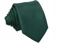 KRAWAT ŻAKARD - ZIELEŃ BUTELKOWA [1990]