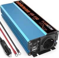 Przetwornica FLAMEZUM 1000/2000 W z 12 V/230 V czysta sinusoida 2xUSB 1x230