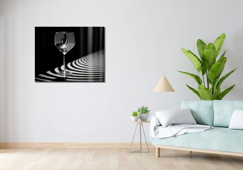 Obraz 90x70cm Refleksje nad Szkłem zdjęcie 2