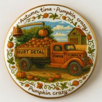 CIASTKO LUKROWANE BIG FARM AND AUTO ROZ.M KOŁO RĘCZNIE ROBIONE