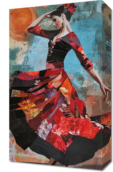 Obraz 30x50cm Taniec Flamenco zdjęcie 1