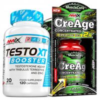 Mocna Kreatyna Tabletki Booster Testosteronu - Odżywki na Mięśnie Siłę Masę