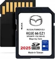 MAPA KARTA MAZDA 2 3 6 CX-3 CX-5 CX-9 MX-5 2024/2025 KGSE66EZ1 BJM766EZ1W