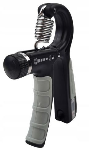 2x Ściskacz gripper z licznikiem regulowany 10-100kg do ćwiczeń nadgarstka na Arena.pl