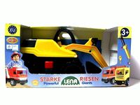 LENA Koparka z blokada zolto-czarna 02141