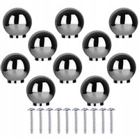 10szt Uchwyt meblowy K1 Gałka Kulka Chrom połysk